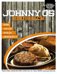 Johnny Q's BBQ Shack Flyer Template