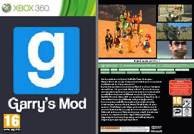 Garry's Mod Xbox 360 Box Art Cover by Broken Pixel91