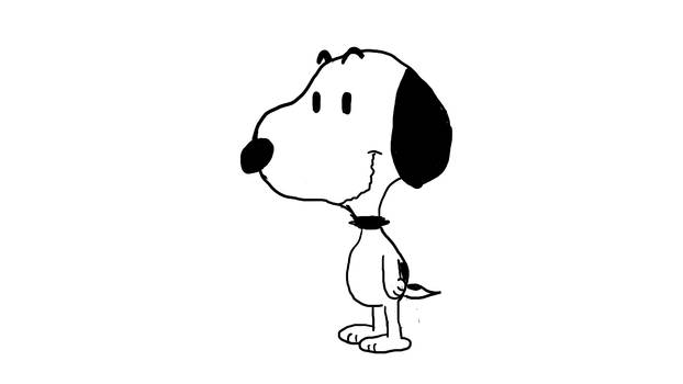 Snoopy drawing