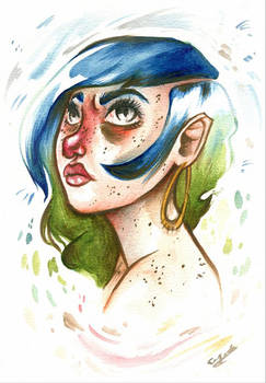 Whipped out the watercolours recently c: