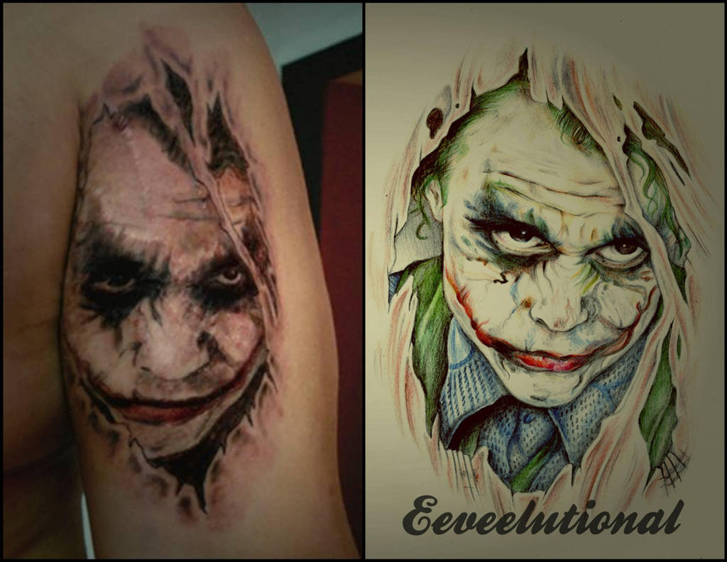 Drawing Joker Smile Tattoo Designs Best Tattoo Ideas