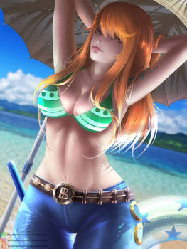 Cat Burglar Nami Illustration