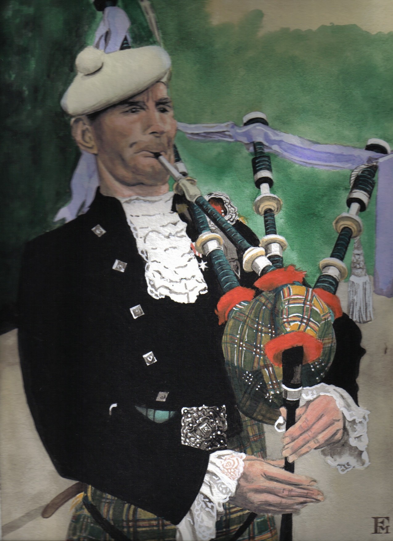 The bagpiper