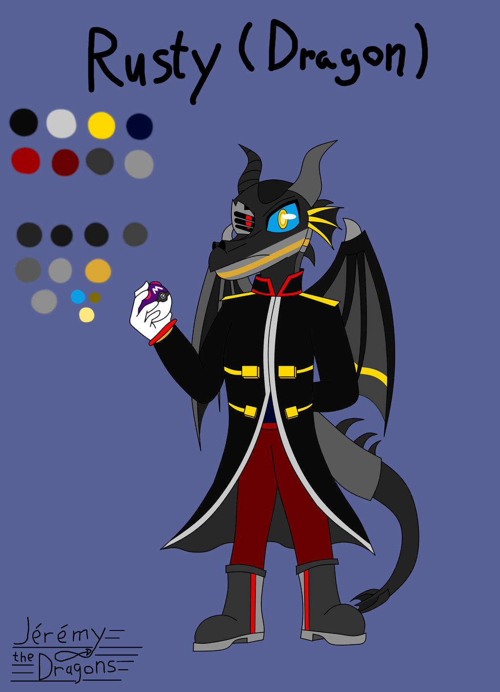 Rusty (Dragon) Ref by Jeremythedragons on DeviantArt