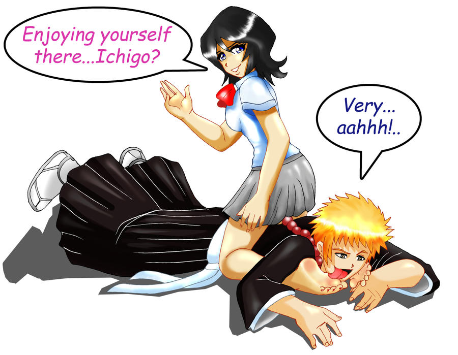 Rukia And Ichigo Foot Worship