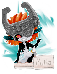 Midna Shows Her Pretty Little Soles