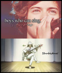 When boys can sing!