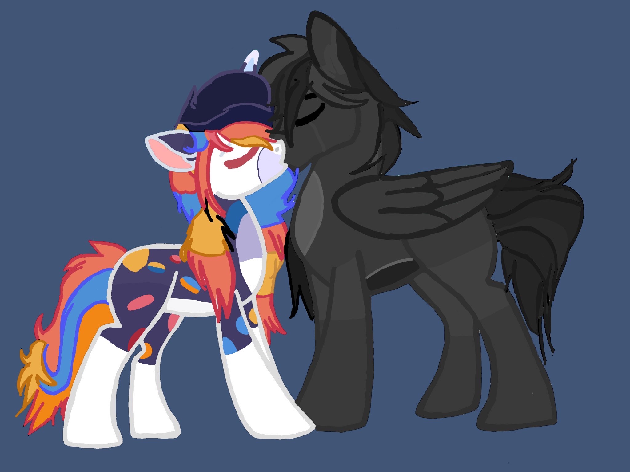 Lovyne Deviantart Two ponies are in love for infinity! by PupCakeTea on DeviantArt