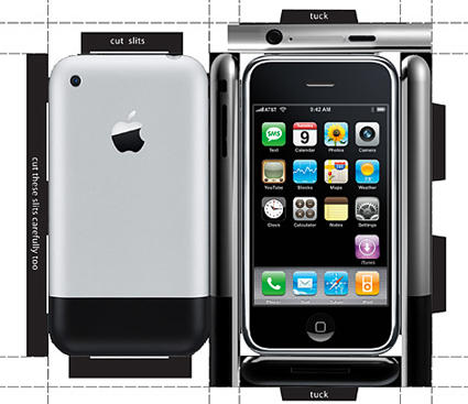 Apple I Phone Papercraft by OKawasaKiO on DeviantArt
