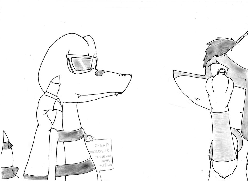 This is what you need: sunglasses!