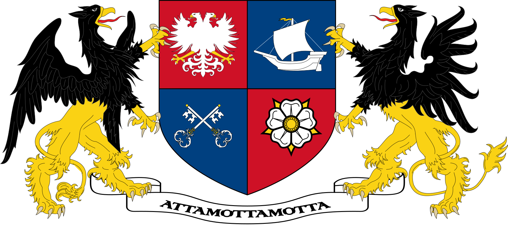 Coat of arms Republic Swayonia: greater version