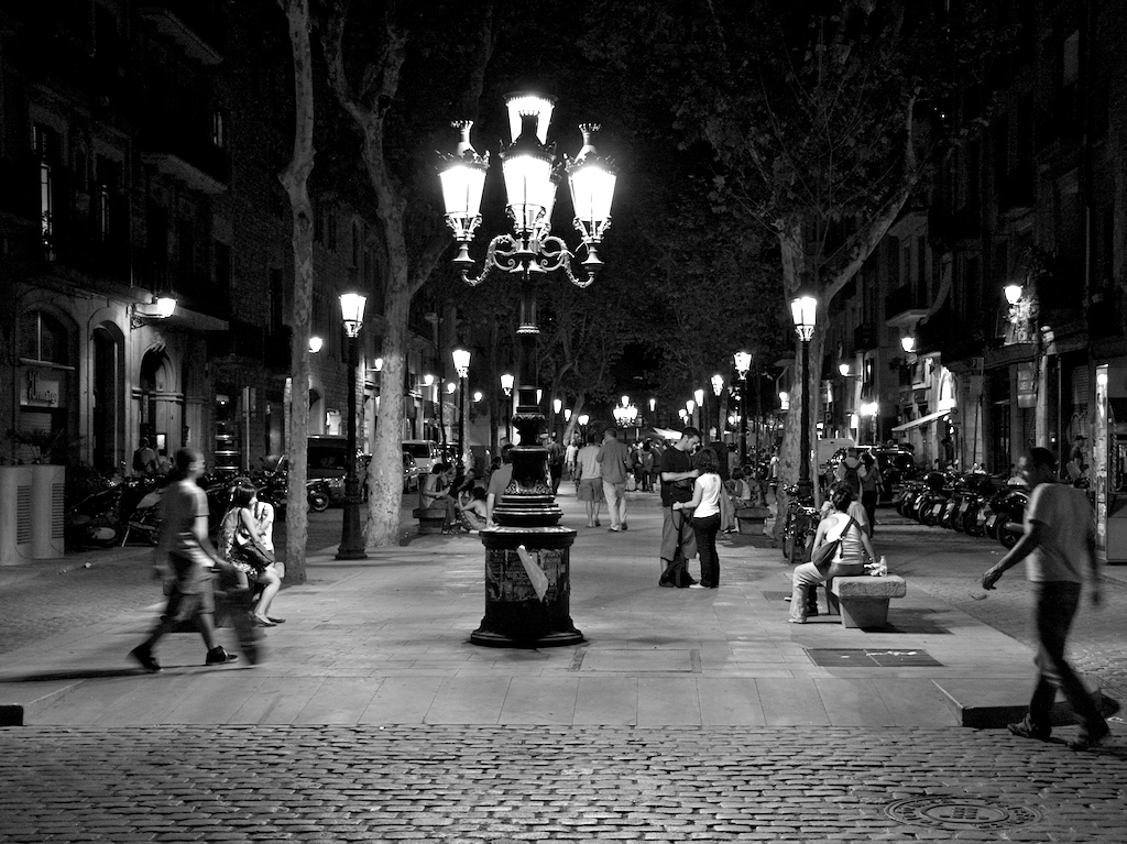 A night in Barcelona