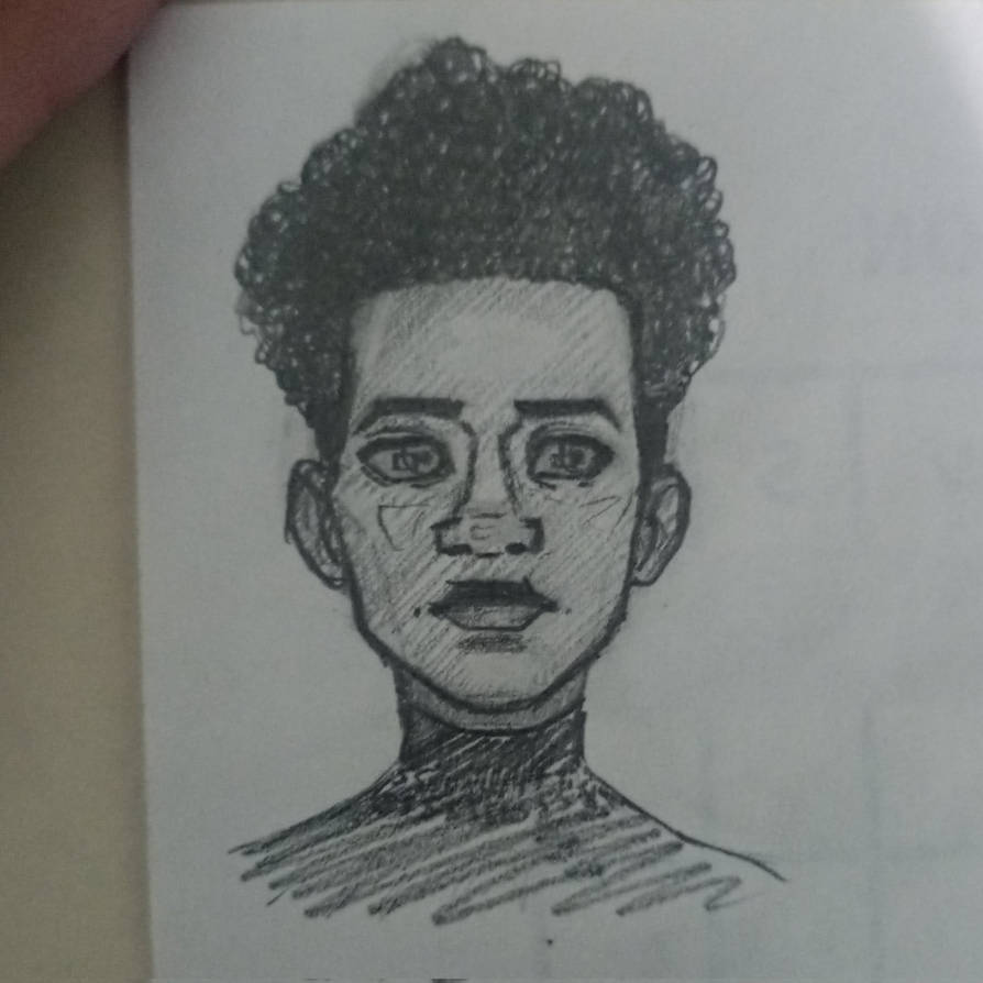 miles morales drawing by dayrart on DeviantArt