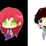 Grace and Alan chibis