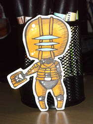 Dead Space: Isaac paper child by Sunchildkate