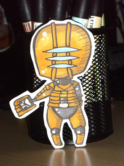 Dead Space: Isaac paper child