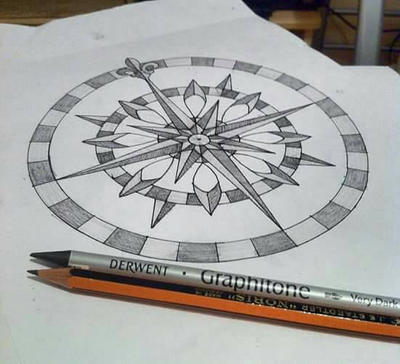 Compass On Deviantart Compass by GeorginartOfficial on DeviantArt