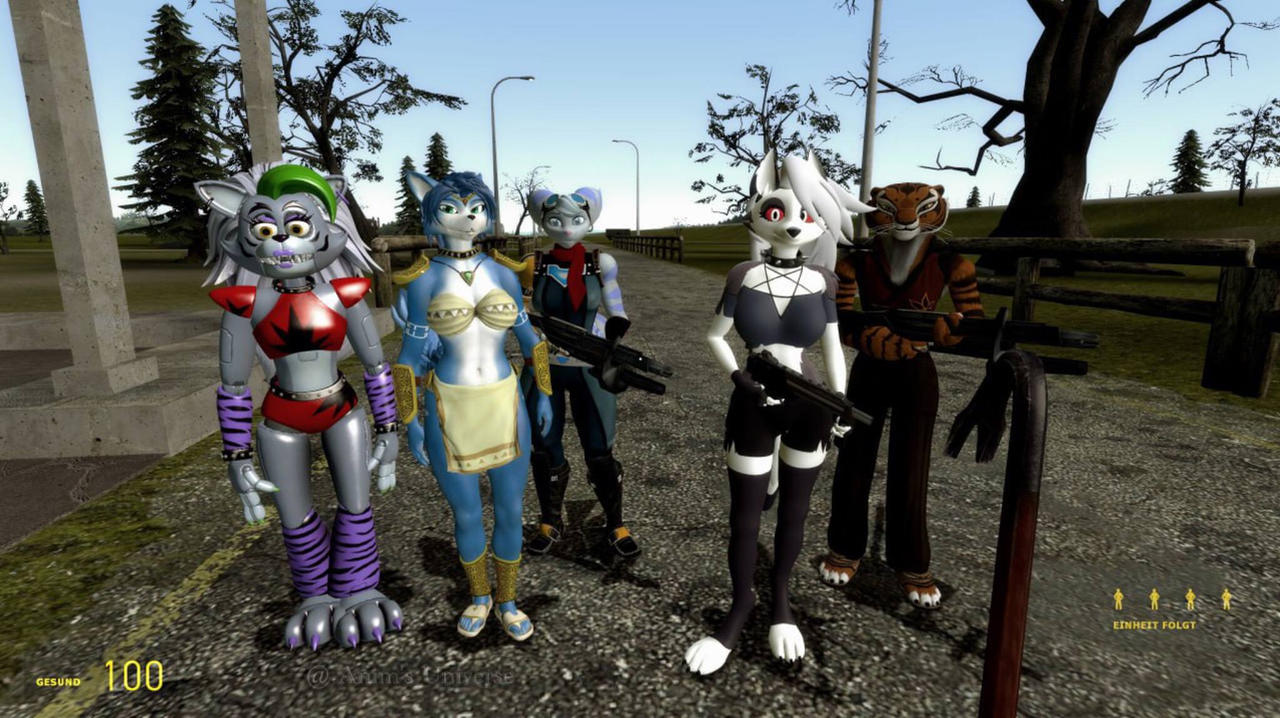 Furry Mod Races Furry Waifu Squad in Garry's Mod by AnimsAIUniverse on DeviantArt
