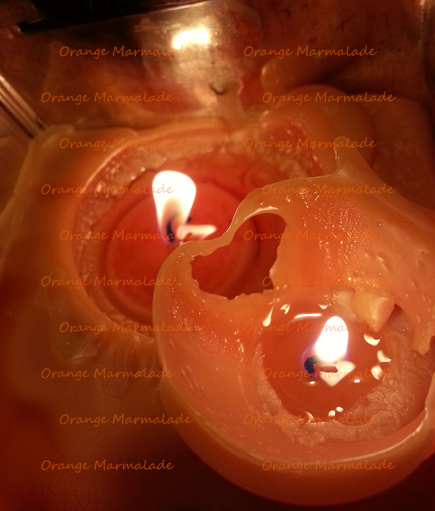 Heart Wax Candle - With Watermark