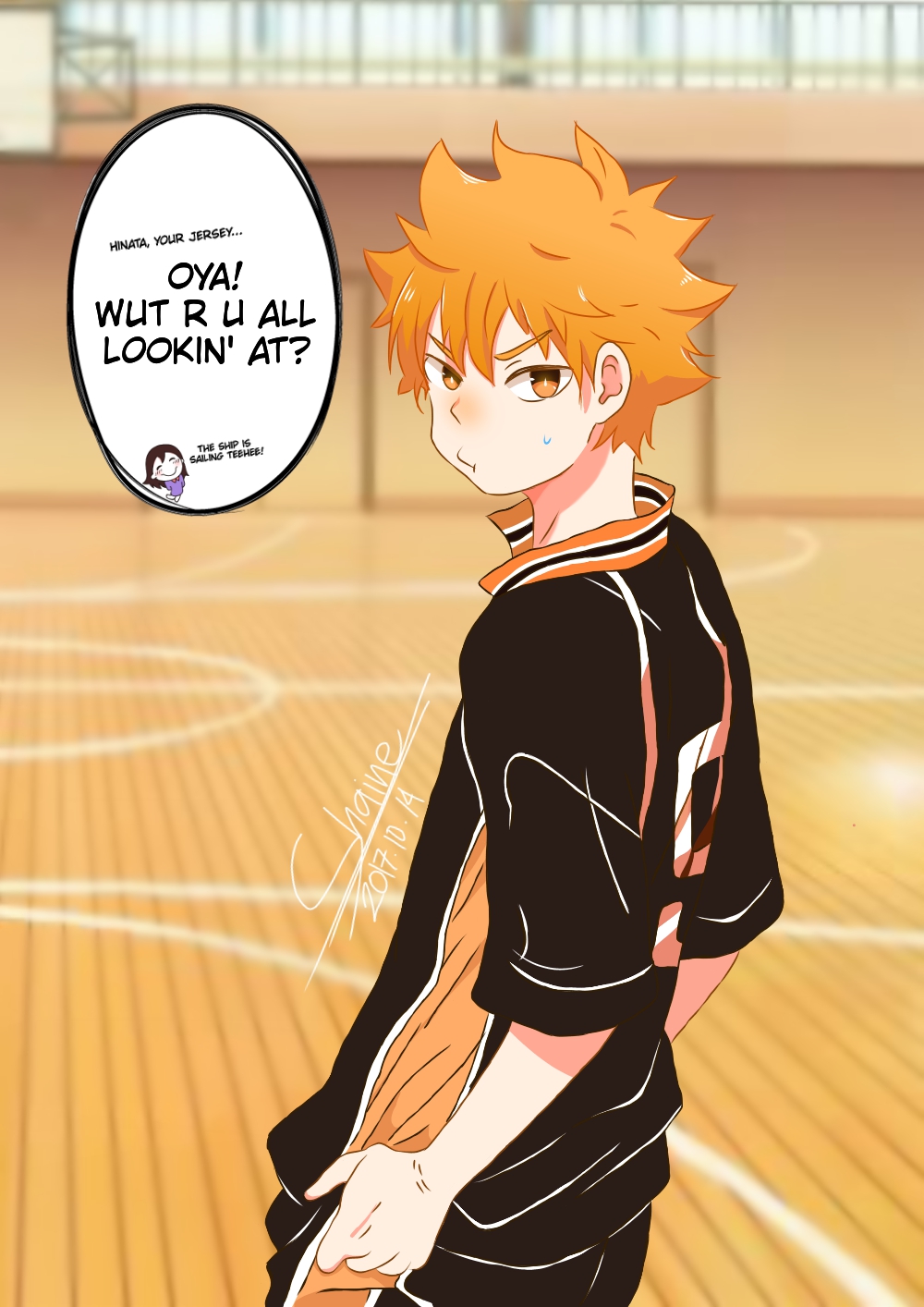 Hinata Shouyou (Haikyuu!!) - The Jersey