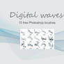 FREE Digital Waves brush pack