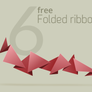 Free vector Folded ribbons