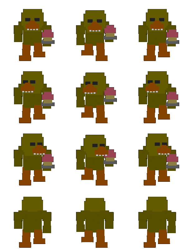 Fnaf 3 - Minigame Sprites by daunderspriter on DeviantArt