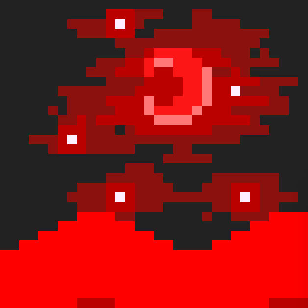 8-Bit Blood Moon by ProfessorCreepyPasta on DeviantArt