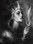 Queen WIP by LenamoArt