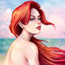 Patreon: Ariel, the Little Mermaid aquarell