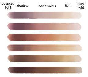 Skin Colour Palette - blended by LenamoArt