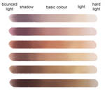 Skin Colour Palette - blended