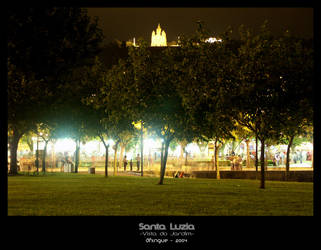 Santa Luzia - vista do jardim