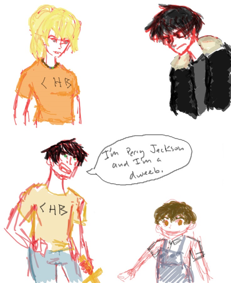 Pjo Pages PJO Doodles by HPGal3 on DeviantArt
