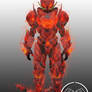 Destiny Titan Red Dragon Emperor armor solar effec