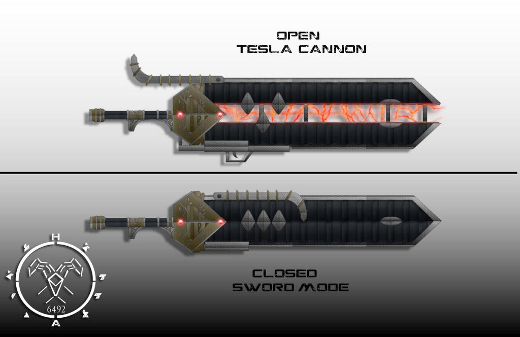 Hellrazor's Iron Sword/Tesla Cannon by Hellmaster6492 on DeviantArt