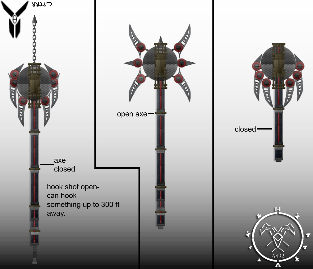 Oogni Exacutors Hook Axe