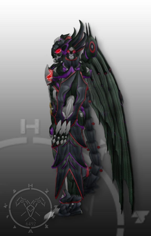 Req 8 side view Draconic Riddick armor by Hellmaster6492 on DeviantArt
