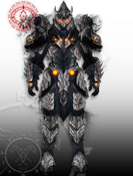 Black Luster B breaker Titan Grimm Knight Ornament