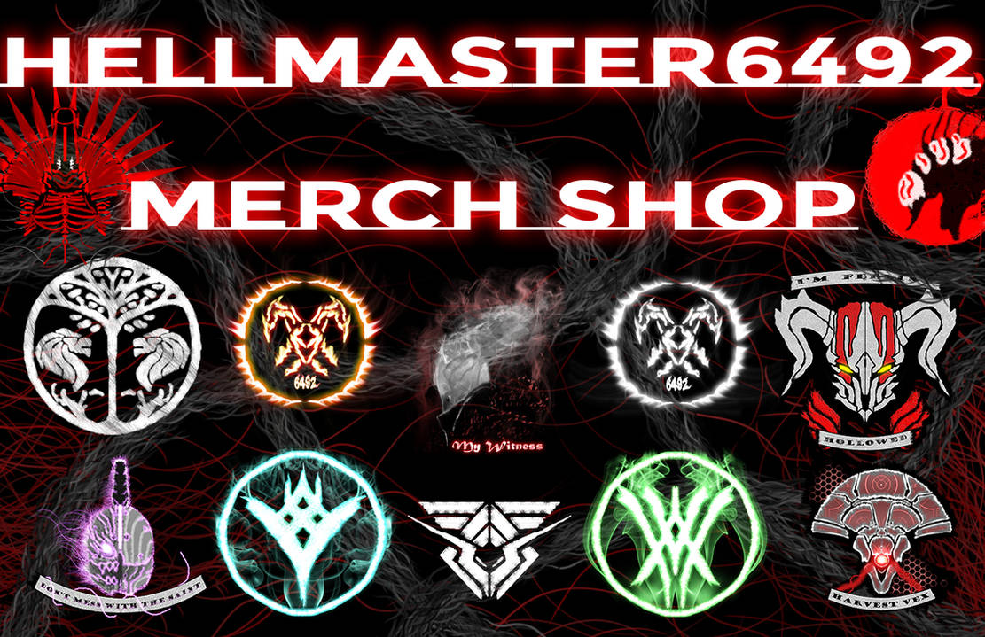 Merch Link Merch Shop (link in description) by Hellmaster6492 on DeviantArt