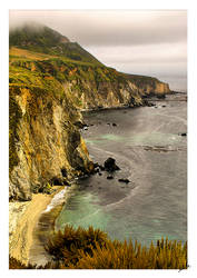 Chilly Monterey Bay-Big Sur by shell4art