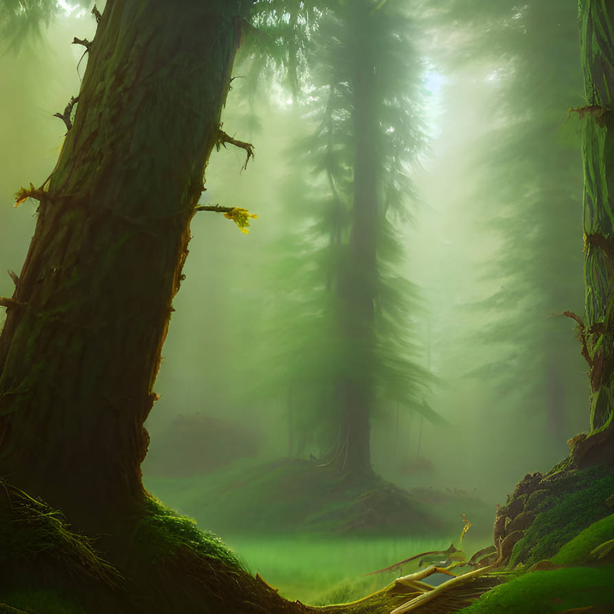 Forest 2 by MyDALL-E on DeviantArt