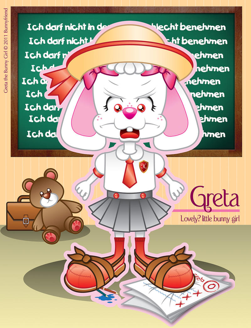 Greta the Bunny Girl - Angry