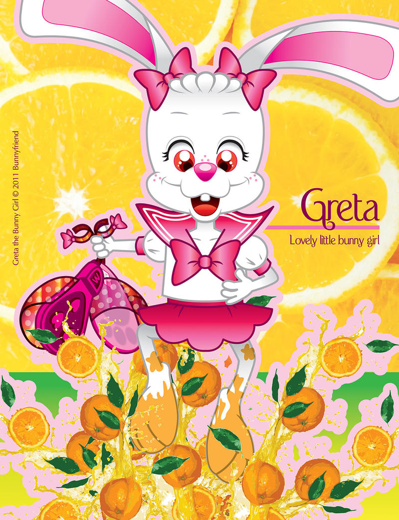 Greta the Bunny Girl Oranges 2
