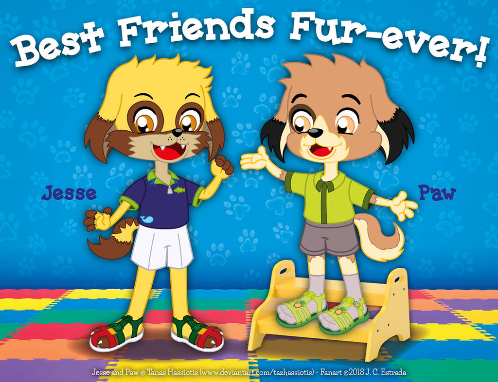 Best Friends Fur-Ever! - Jesse and Paw