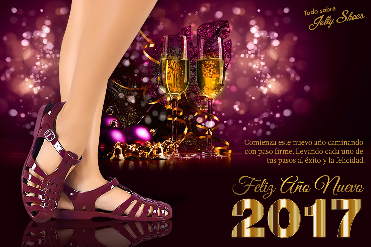 Todo Sobre Jelly Shoes - New Year Card 2017