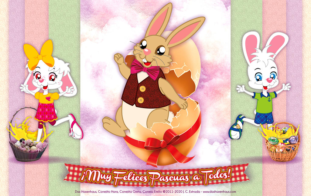 Happy Easter to Everyone! - Hans, Greta and Emilio