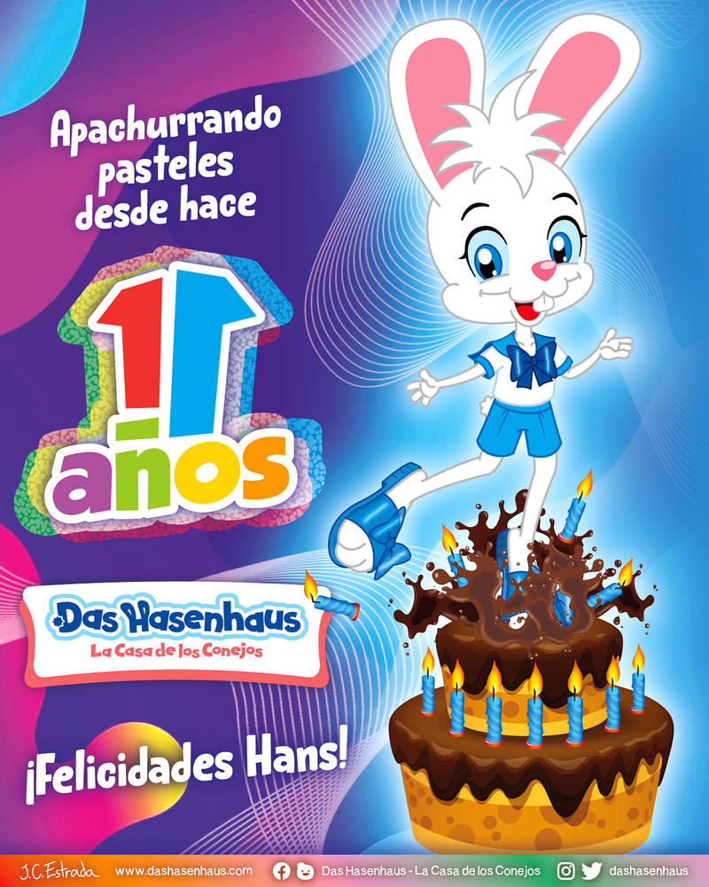 Squishing Cakes Since 11 Years Ago - Das Hasenhaus
