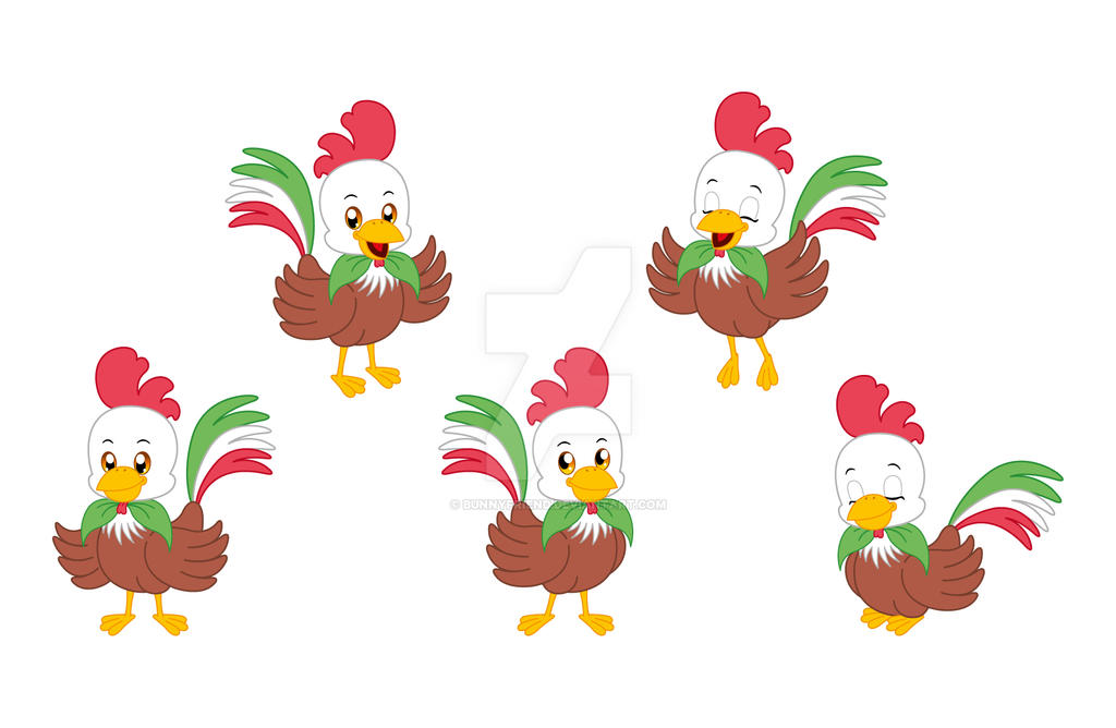Pollito Chicken - Character Design and Studies