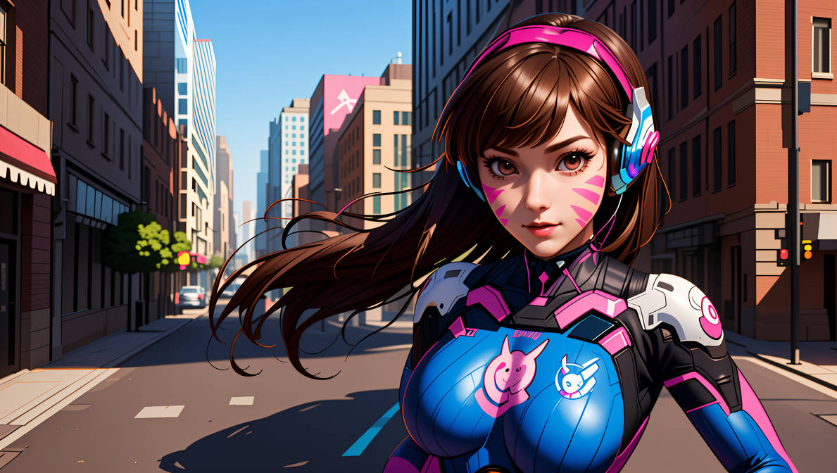 D Va Overwatch D.Va 1 (Ai Art) by SapphireAiArt on DeviantArt